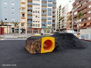 Plaza Avda. de Valencia en Oliva