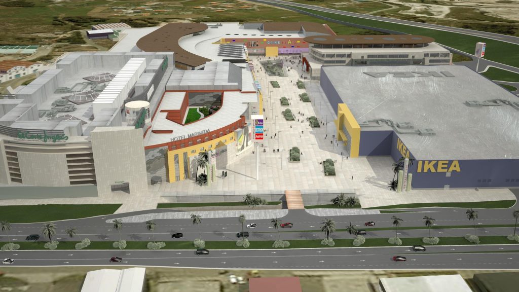 ESTRUCTURAS DEL COMPLEJO COMERCIAL CON HOTEL DE 4 ESTRELLAS Y EDIFICIOS DE OFICINAS EN LA GRELA – A CORUÑA