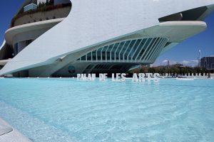 Letras corpóreas Ciutat de les Arts i les Ciències