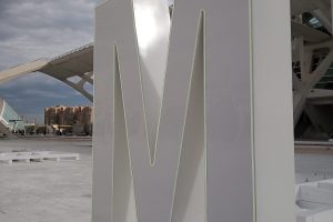 Letras corpóreas Ciutat de les Arts i les Ciències