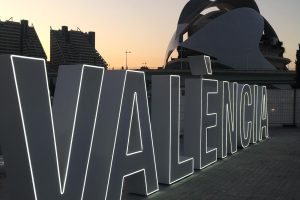 Letras corpóreas Ciutat de les Arts i les Ciències