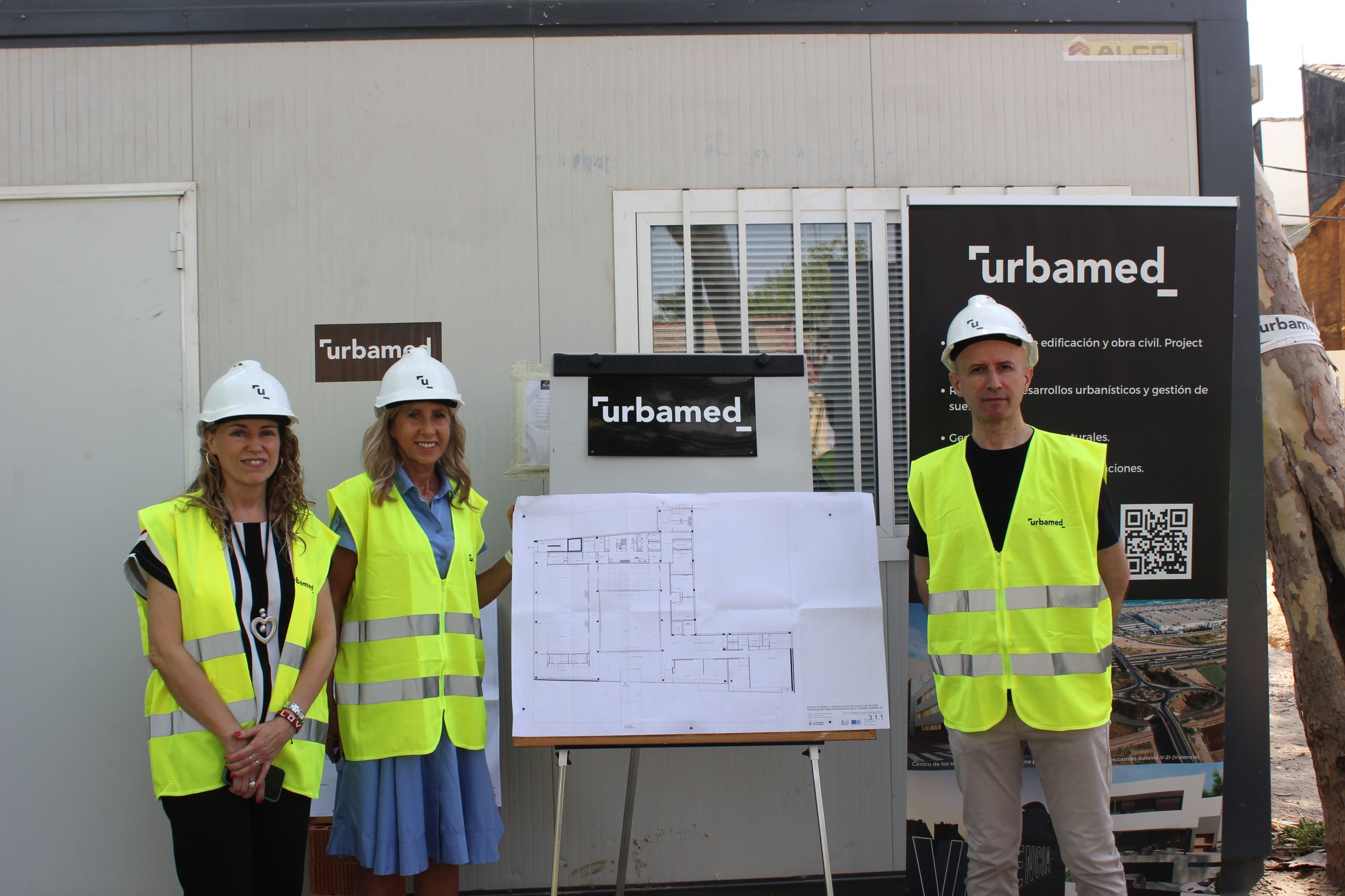 Visita obra centro de día del cabanyal